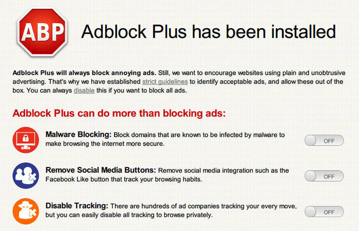 享受清淨的網路世界，讓 Adblock Plus 阻擋網頁、Youtube 影片上的廣告